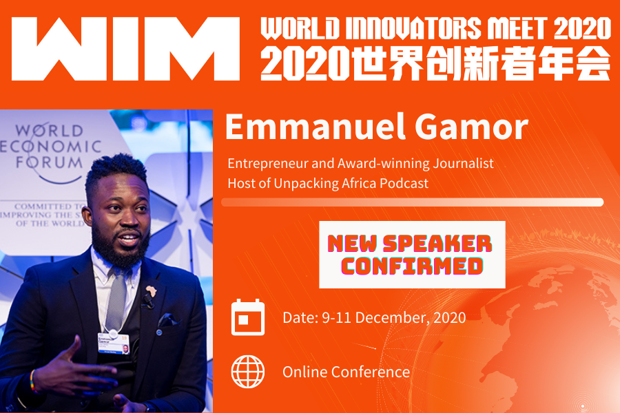 world Innovators Summit 2020 - Emmanuel Gamor